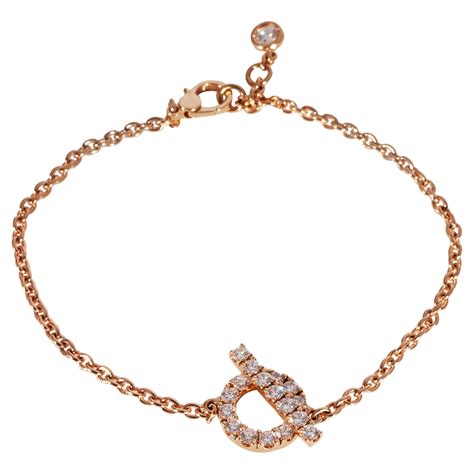 hermes rose gold bracelet on hand|hermes rose gold diamond bracelet.